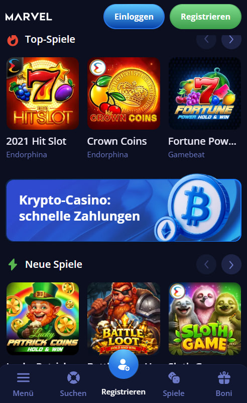 Marvel Casino 2026 Schnellübersicht aller Eckdaten